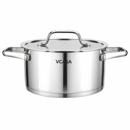 GARNEK STALOWY Z POKRYWĄ 18cm 2.6L VCASA VC-901113 AMARA
