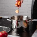 GARNEK STALOWY Z POKRYWĄ 18cm 2.6L VCASA VC-901113 AMARA