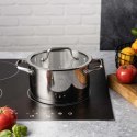 GARNEK STALOWY Z POKRYWĄ 18cm 2.6L VCASA VC-901113 AMARA
