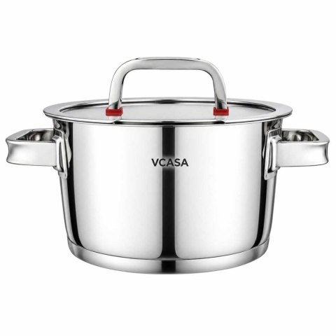 GARNEK STALOWY Z POKRYWĄ 20cm 3.2L VCASA VC-90104 SIERRA