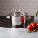 GARNEK STALOWY Z POKRYWĄ 20cm 3.2L VCASA VC-90104 SIERRA