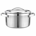 GARNEK STALOWY Z POKRYWĄ 20cm 3L VCASA VC-90124 VELORA