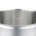 GARNEK STALOWY Z POKRYWĄ 20cm 3L VCASA VC-90124 VELORA