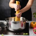 GARNEK STALOWY Z POKRYWĄ 24cm 5.8L VCASA VC-90125 VELORA