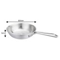 PATELNIA STALOWA 20cm VCASA VC-90151 VELORA TRI-PLY