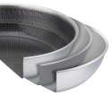 PATELNIA STALOWA 28cm VCASA VC-90156 VELORA Z POWŁOKĄ CERAMICZNĄ