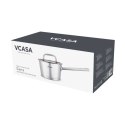 RONDEL STALOWY Z POKRYWĄ 16cm 1,6L VCASA VC-90101 SIERRA