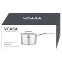 RONDEL STALOWY Z POKRYWĄ 16cm 1,6L VCASA VC-90111 AMARA