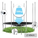 Trampolina ogrodowa 13ft/404cm z siatką zewnętrzną i drabinką Neo-Sport