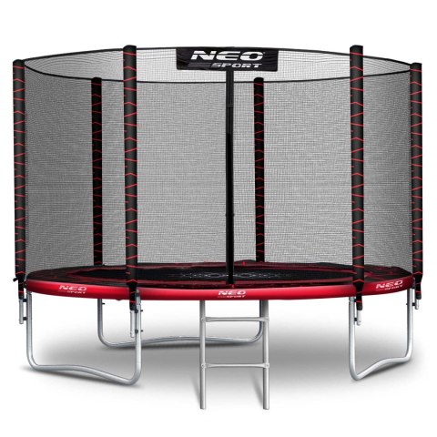 Trampolina ogrodowa 8ft/252cm z siatką zewnętrzną i drabinką Neo-Sport