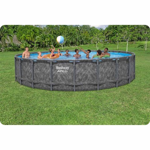 Basen ogrodowy stelażowy 610 x 132 cm 11w1 Bestway 561KE