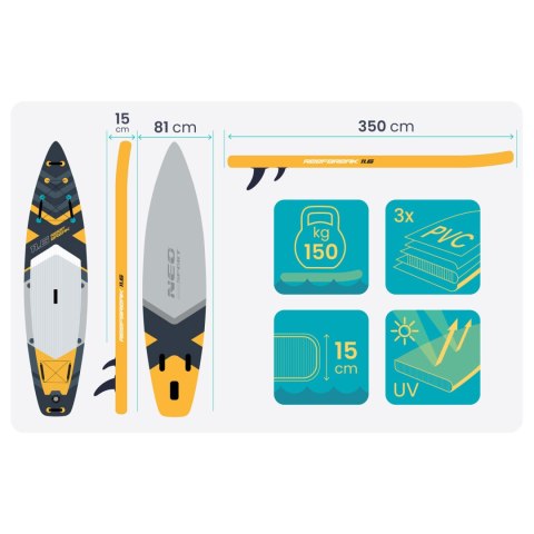 Deska SUP Reefbreak 350 x 81 x 15 cm Neo-Sport 170106
