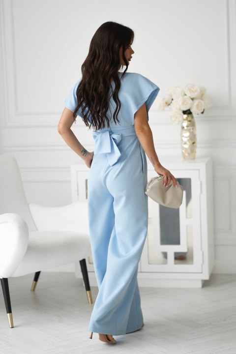 289-08 Kombinezon Z Zakrytymi Ramionami - Baby blue