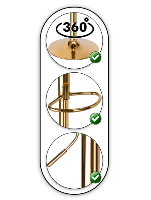 Hoker barowy Arako Gold czarny Velvet