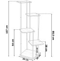 Kwietnik loftowy MARLON rustic 107 cm