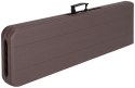 Ławka cateringowa składana WOODLAND brązowa 183 cm