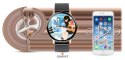 Smartwatch Damski GIEWONT Różowe Złoto Czarny GW330-4