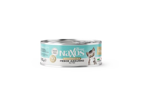 NAXOS CAT KITTEN MONO - ryby oleiste - puszka dla kociąt 85g