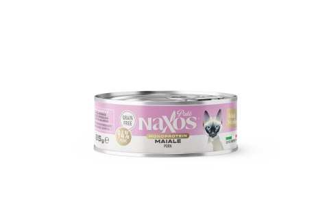 NAXOS CAT STERILIZED MONO - wieprzowina - puszka dla kotów sterylizowanych 85g