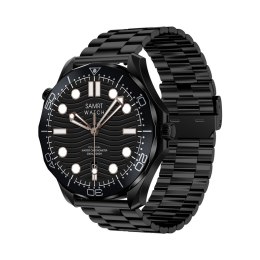 Smartwatch VELTORI VT150-1 Czarny Pasek Silikonowy + Czarna Bransoleta