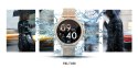Smartwatch Damski VELTORI VT310-1 Złota Bransoleta + Różowy Pasek Silikonowy