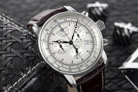 Zegarek Męski ZEPPELIN 100 Yahre 7680-1 + BOX