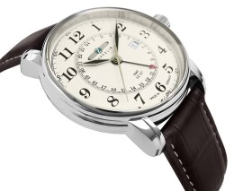 Zegarek Męski ZEPPELIN LZ127 Graf Zeppelin GMT 7642-5 + BOX