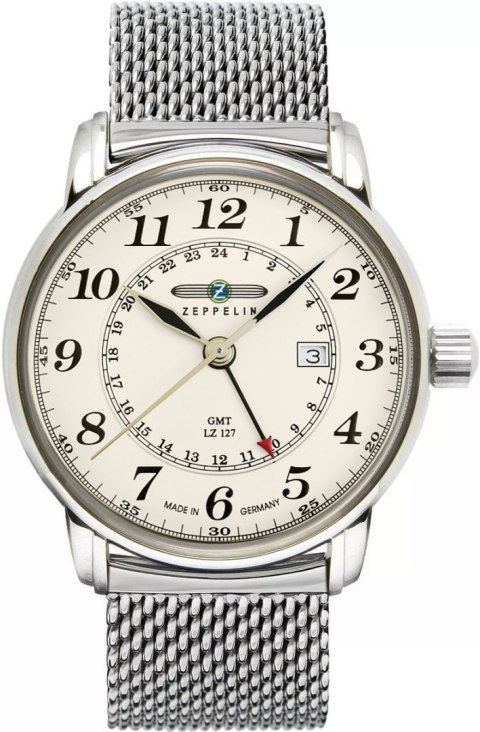 Zegarek Męski ZEPPELIN LZ127 Graf Zeppelin GMT 7642M-5 + BOX