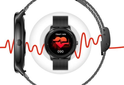 Smartwatch Damski RUBICON RNBE66 Black SMARUB124