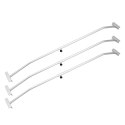 Aluminiowy wspornik stelażu do plandek płaskich w przyczepkach 100-170cm Bituxx