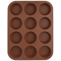 FORMA SILIKONOWA DO PIECZENIA MUFFINEK NA MUFFINKI BABECZKI 12 SZTUK 32,5X25 CM