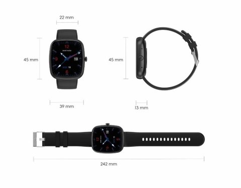 Smartwatch Męski GRAVITY GT18-4 Pomarańczowy Pasek Silikonowy + Czarny Pasek