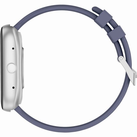Smartwatch Męski GRAVITY GT18-6 Czarny Pasek Silikonowy + Granatowy Pasek