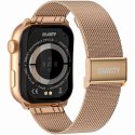Smartwatch Damski GRAVITY GT28-8 Pasek + Bransoleta Różowe złoto Granatowy