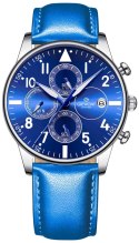 Zegarek Męski Giewont Chronograph Sapphire Niebieski GW5630-A5
