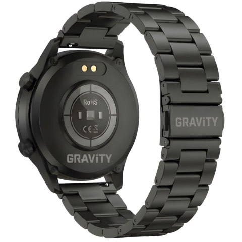 Smartwatch Gravity Czarny Bransoleta i Pasek GT10-1