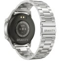 Smartwatch Gravity Srebrny Bransoleta + Pasek GT10-6
