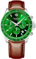 Zegarek Męski Giewont Chronograph Sapphire Brązowo Zielony GW3520-A6