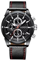 Zegarek Męski Giewont Chronograph Sapphire Czarny GW8810-A1