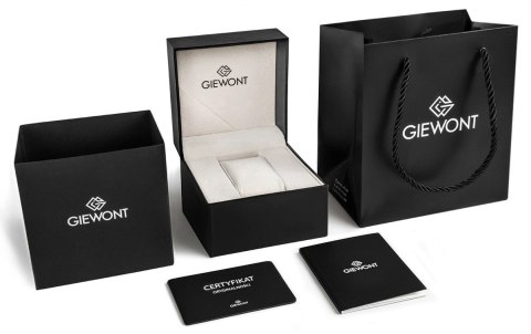 Zegarek Męski Giewont Chronograph Sapphire Czarny GW9140-B2