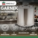 GARNEK GASTRONOMICZNY Z POKRYWĄ STALOWĄ 71L KINGHOFF KH-1967