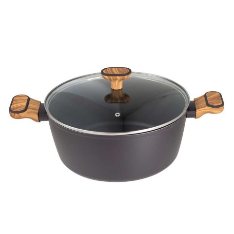 GARNEK MULTICLAD 28cm Z POKRYWĄ BERGNER BG-56038 CHARCOAL