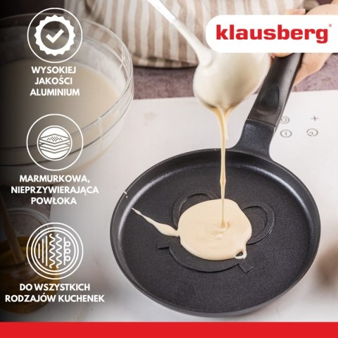 PATELNIA DO UŚMIECHNIĘTYCH NALEŚNIKÓW 18cm KLAUSBERG KB-7971