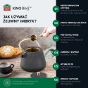 ZAPARZACZ ŻELIWNY IMBRYK 1L Z FILTREM KINGHOFF KH-1932