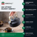 ZAPARZACZ ŻELIWNY IMBRYK 1L Z FILTREM KINGHOFF KH-1935